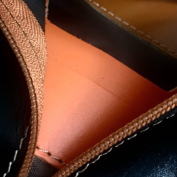 VERA PELLE Leather Made in Italy Small Zipper Crossbody Shoulder Bag - Picture 5 of 7